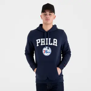 Kapucnis pulóver New Era avec logo de l'équipe Philadehia 76ers image-1