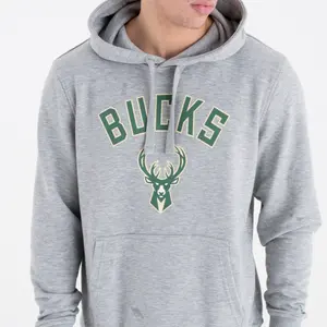 Sweat   capuche New Era  avec logo de l'équipe Milwaukee Bucks image-3