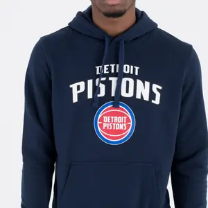 Sweat   capuche New Era  avec logo de l’équipe Detroit Pistons image-3