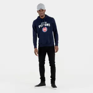 Sweat   capuche New Era  avec logo de l’équipe Detroit Pistons image-1