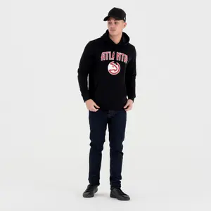 Sweat   capuche New Era  avec logo de l'équipe Atlanta Hawks image-1
