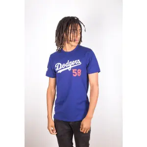 T-shirt New Era Dodgers Mlb Script image-1