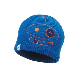 Children's knitted hat Buff zogy cape blue image-0