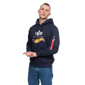 Hoodie Alpha Industries Hot Wheels Flag image-0