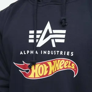 Hoodie Alpha Industries Hot Wheels Flag image-3