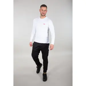 T-shirt manches longues Alpha Industries Back Print Heavy image-2