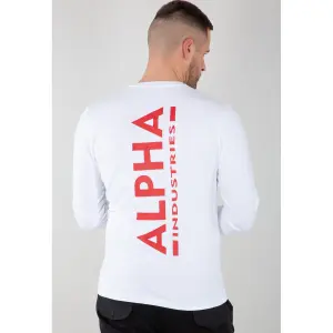 T-shirt manches longues Alpha Industries Back Print Heavy image-3