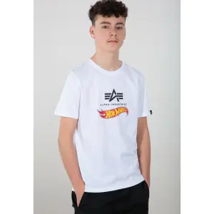 Child's T-shirt Alpha Industries Hot Wheels Flag image-0