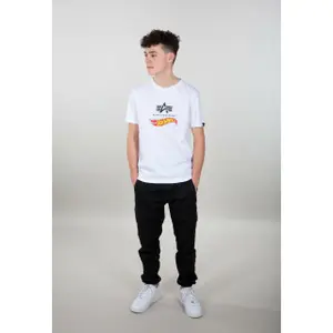 Child's T-shirt Alpha Industries Hot Wheels Flag image-1