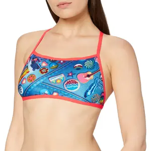 Haut de maillot de bain femme Speedo End Retro Pop X Tieback image-1
