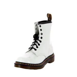 Botines con cordones de charol Dr Martens 1460 para mujer