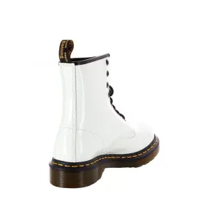 Botines con cordones de charol Dr Martens 1460 para mujer image-1