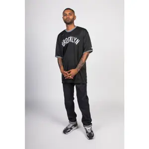 T-shirt New Era Nets NBA Tipping Wordmark image-0