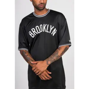 T-shirt New Era Nets NBA Tipping Wordmark image-4