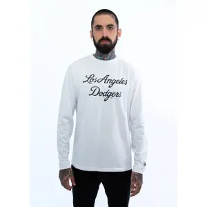 T-shirt New Era Dodgers Mlb Script image-1