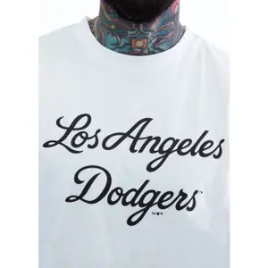 T-shirt New Era Dodgers Mlb Script image-4