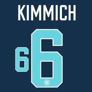 Flocage auswärts Deutschland Coupe du Monde KIMMICH #6 2026