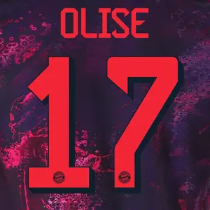 Flocage tredje Bayern München Bundesliga OLISE #17 2026/27