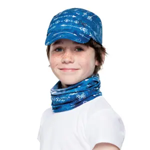 Children's anti-uv choker Buff archery blue image-2
