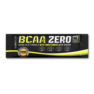 Lot de 50 sachets d'acides aminés Biotech USA bcaa zero - Orange - 9g image-0