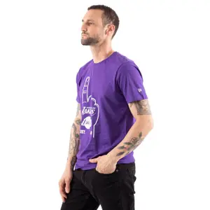 T-shirt New Era Lakers NBA Foam Hand image-0