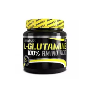 Lot de 10 pots d'acides aminés Biotech USA glutamin zero - Citron - 300g image-0
