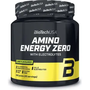 Frascos de aminoácidos com electrólitos Biotech USA amino energy zero - Lime - 360g image-0