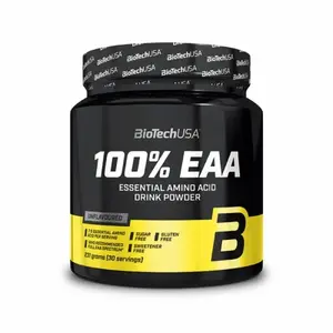 Lot de 10 pots d'acides aminés Biotech USA 100% eaa - Neutre - 231g image-0
