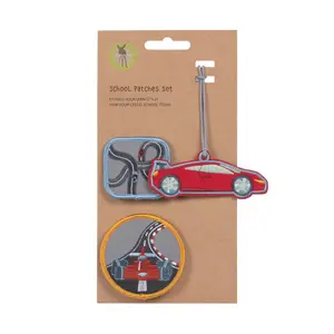 Set of children's school stickers Lässig Voiture de course (x3) image-4