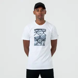 T-shirt New Era Nets NBA Photo image-0