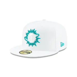 Casquette New Era Miami Dolphins Platinum 59fifty image-0