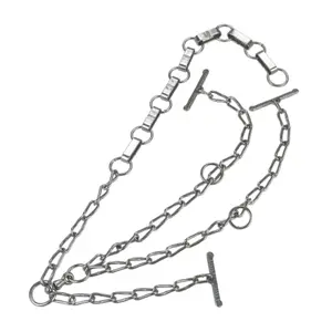 Doppelte Kuhkette verzinkt mit Karabinerhaken Kerbl