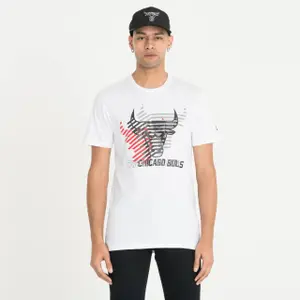 T-shirt New Era NBA Logo Ret Chicago Bulls image-0
