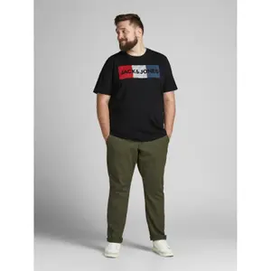 T-shirt große Größe Jack & Jones Corp Logo image-3