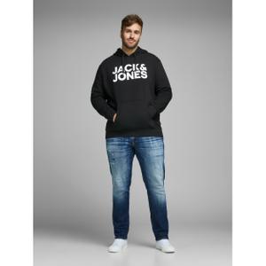 Sweatshirt à capuche grande taille Jack & Jones Corp Logo image-3
