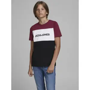Child's T-shirt Jack & Jones Jjelogo Blocking image-1