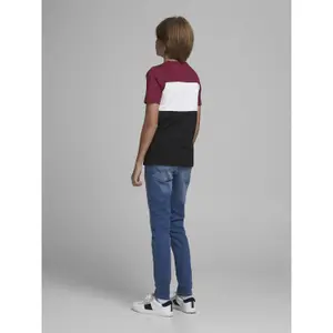 Child's T-shirt Jack & Jones Jjelogo Blocking image-6
