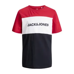 Kinder-T-Shirt Jack & Jones Logo Blocking image-0