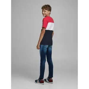 Kinder-T-Shirt Jack & Jones Logo Blocking image-2