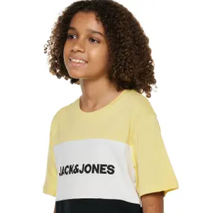 Child's T-shirt Jack & Jones logo blocking image-3
