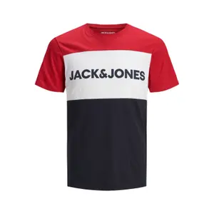 T-shirt large size Jack & Jones Logo Blocking (GT) image-0