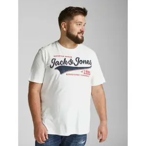 T-shirt große Größe Jack & Jones Logo image-3