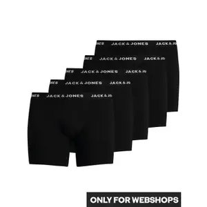 Förpackning med 5 stora boxershorts Jack & Jones Jachuey Trunks