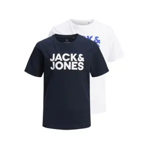 Συσκευασία 2 παιδικών t-shirt Jack & Jones corp logo image-1