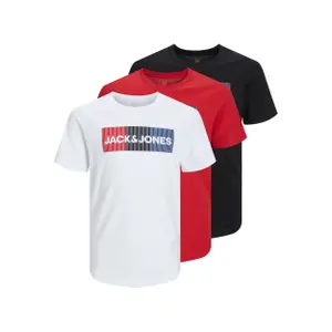 Set of 3 children's t-shirts Jack & Jones corp logo image-1
