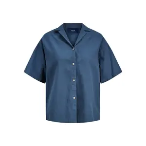 Women's short-sleeved linen shirt JJXX lisa comfort image-0