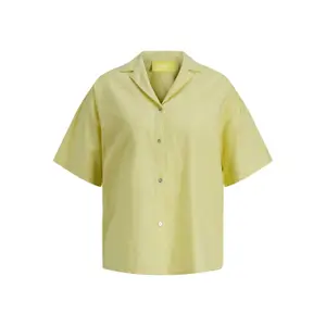 Women's short-sleeved linen shirt JJXX lisa comfort image-0