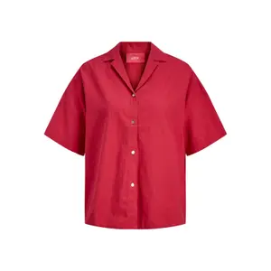 Women's short-sleeved linen shirt JJXX lisa comfort image-0