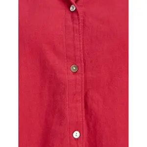 Women's short-sleeved linen shirt JJXX lisa comfort image-3