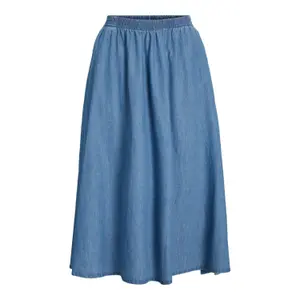 Women's skirt JJXX sasha midi chambray image-0